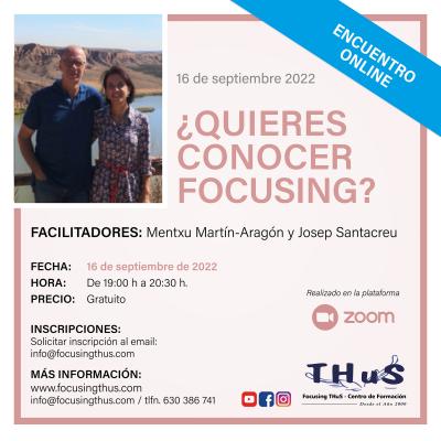 Encuentro ¿Quieres conocer Focusing?.