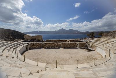 The ancient theater on Milos The ancient theater on Milos