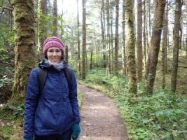 Dana on nature path